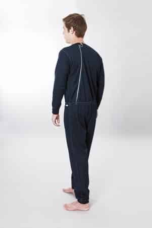 Antipluck/rip suit with adjustable sleeve and pant leg edges (047410) -  Pien & Polle